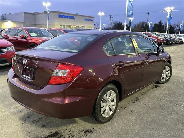 used 2012 Honda Civic car, priced at $8,623