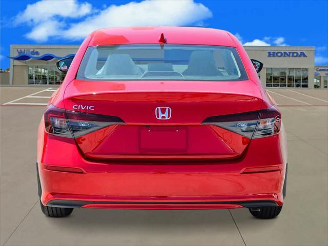 new 2025 Honda Civic car, priced at $25,400