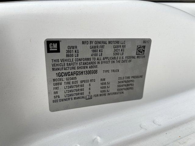 used 2017 Chevrolet Express 2500 car, priced at $17,995