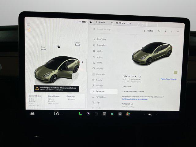 used 2022 Tesla Model 3 car, priced at $26,995