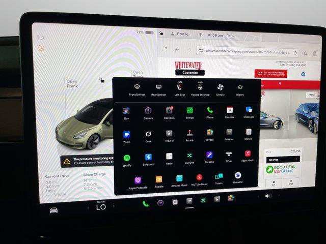 used 2022 Tesla Model 3 car, priced at $26,995