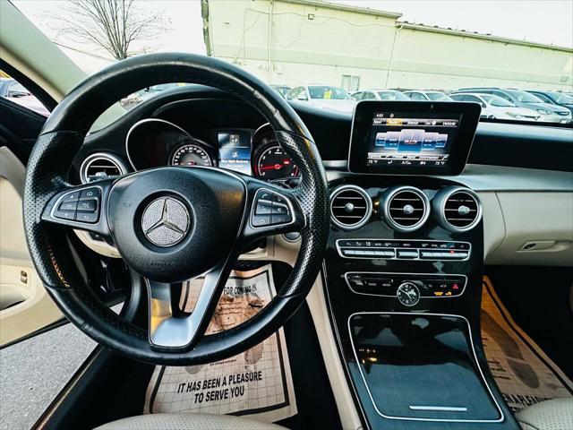 used 2018 Mercedes-Benz C-Class car, priced at $13,990