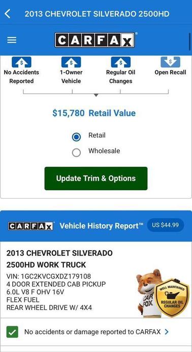 used 2013 Chevrolet Silverado 2500 car, priced at $10,990