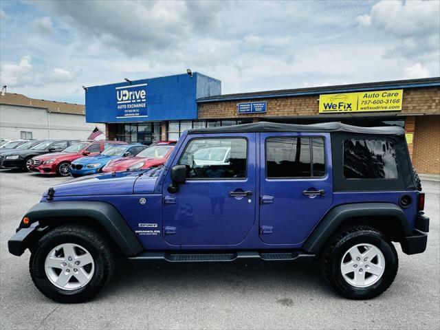 used 2017 Jeep Wrangler Unlimited car, priced at $11,990
