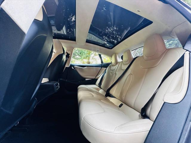 used 2015 Tesla Model S car, priced at $11,990