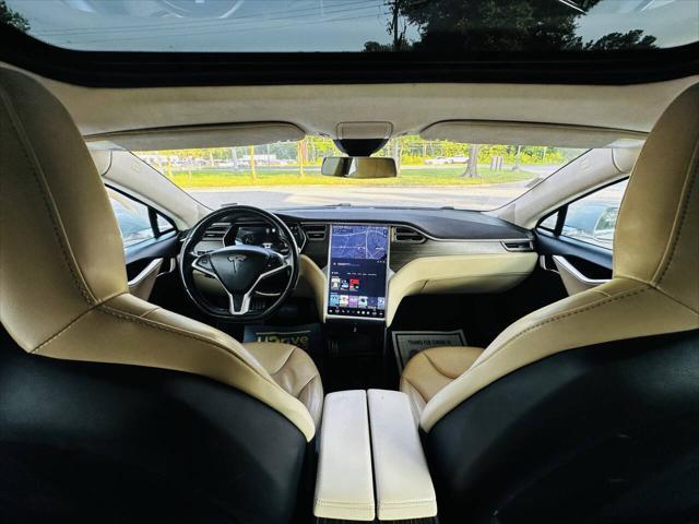 used 2015 Tesla Model S car, priced at $11,990