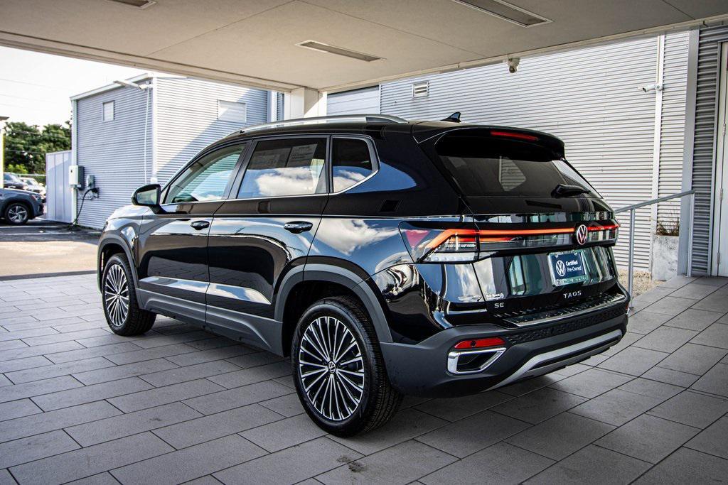 used 2025 Volkswagen Taos car, priced at $24,895