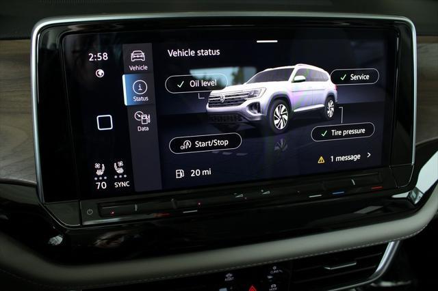 new 2025 Volkswagen Atlas car, priced at $42,498
