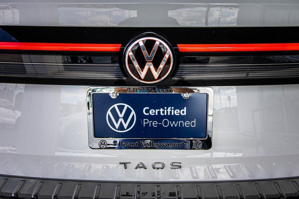 used 2025 Volkswagen Taos car, priced at $25,971