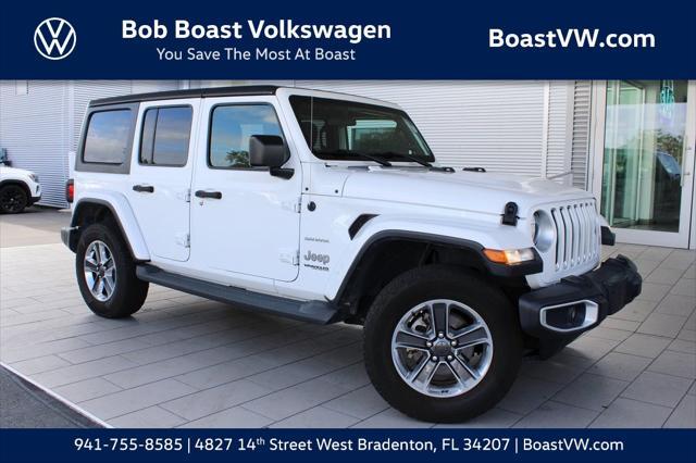 used 2020 Jeep Wrangler Unlimited car, priced at $26,536