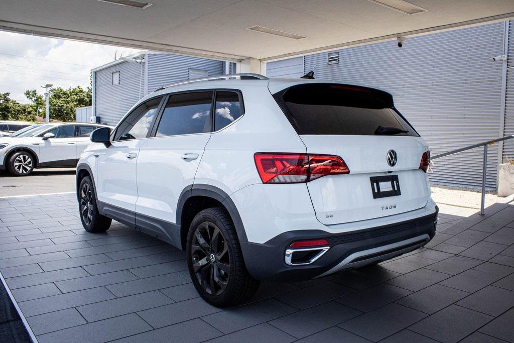 used 2023 Volkswagen Taos car, priced at $22,499