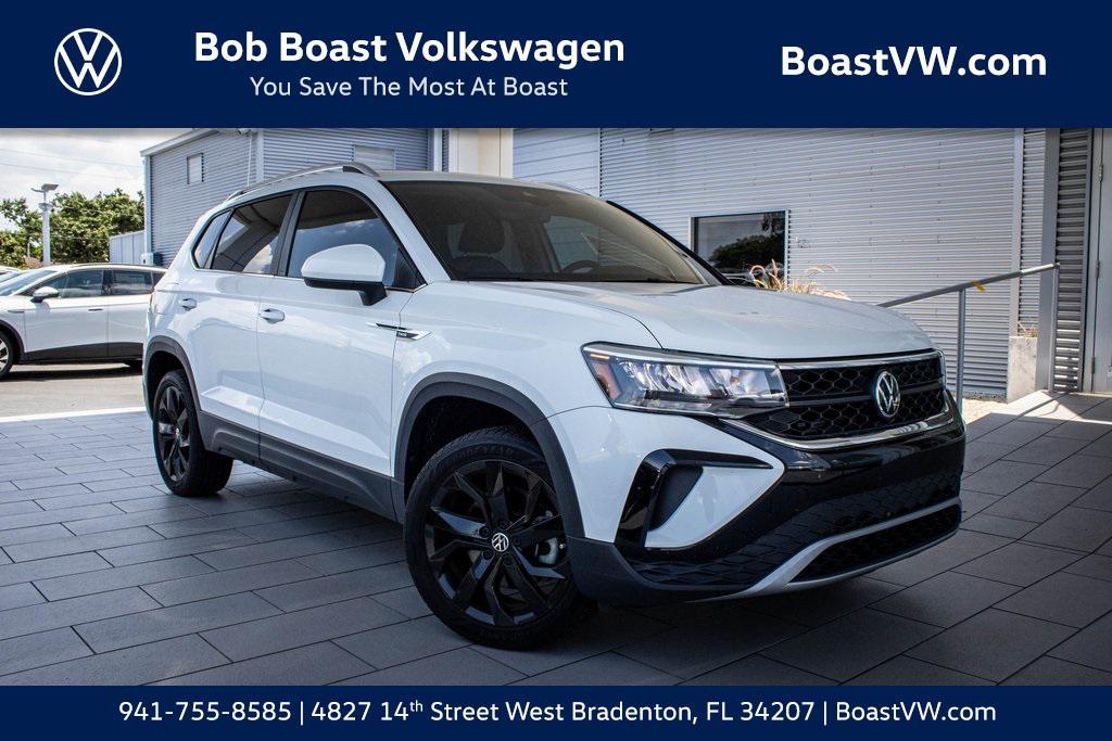 used 2023 Volkswagen Taos car, priced at $22,499