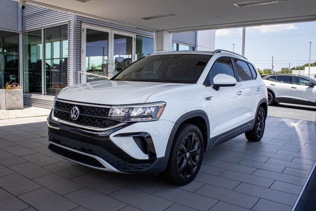used 2023 Volkswagen Taos car, priced at $22,499