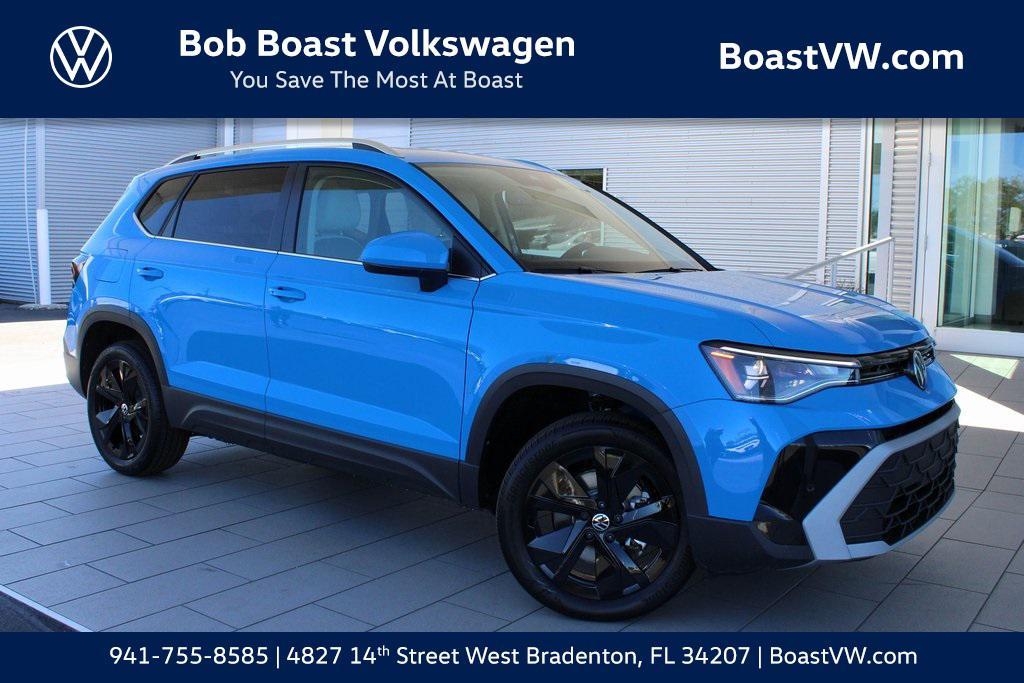 new 2025 Volkswagen Taos car, priced at $31,100