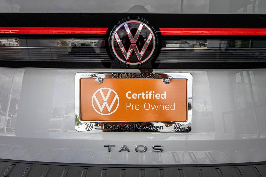 used 2025 Volkswagen Taos car, priced at $25,995
