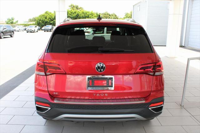 new 2024 Volkswagen Taos car, priced at $27,585