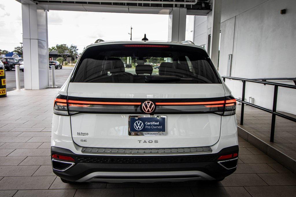 used 2025 Volkswagen Taos car, priced at $25,995