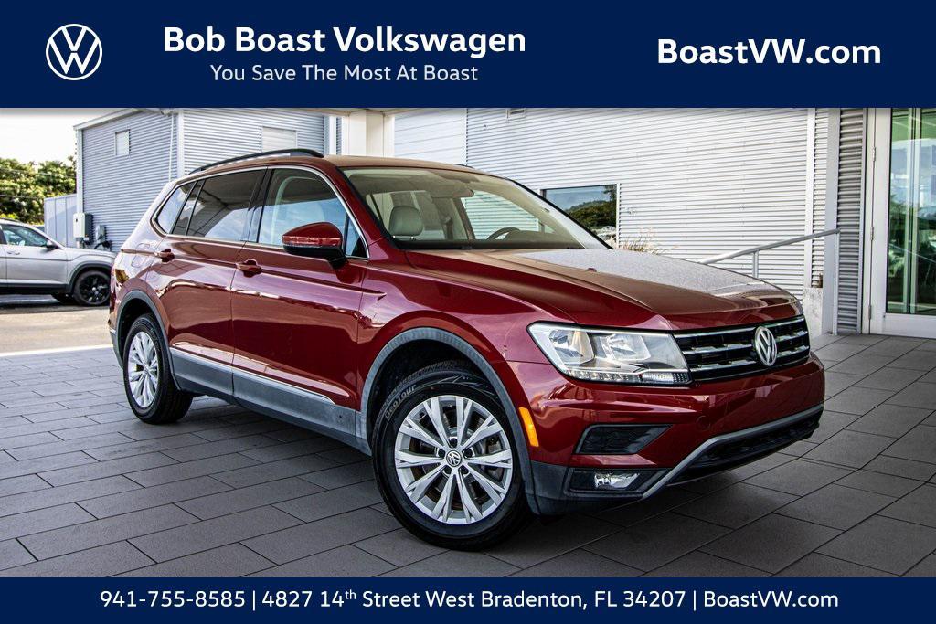 used 2018 Volkswagen Tiguan car, priced at $15,500