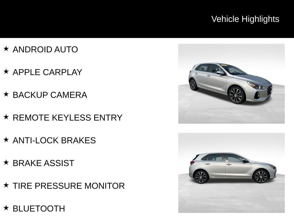 used 2019 Hyundai Elantra GT car, priced at $10,715