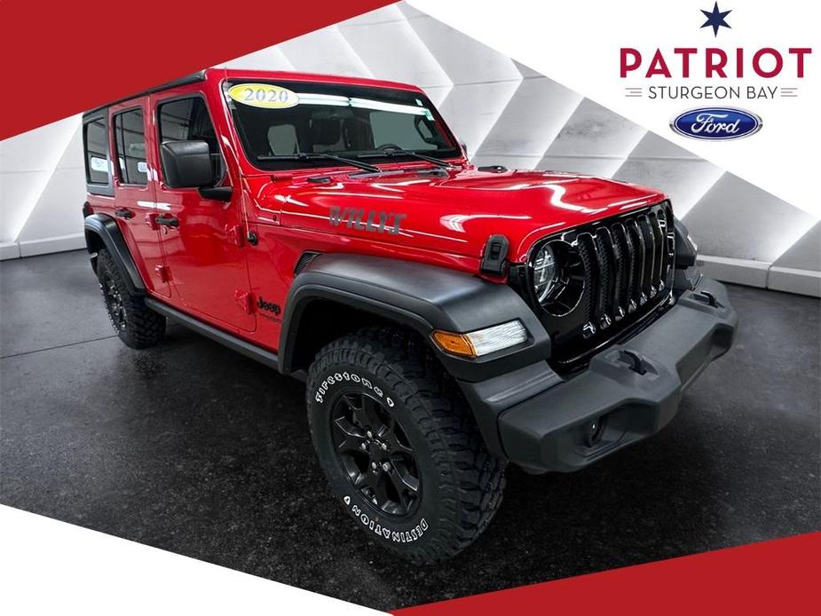 used 2020 Jeep Wrangler Unlimited car, priced at $31,371
