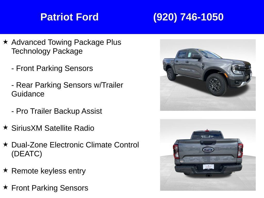 new 2025 Ford Ranger car, priced at $40,372