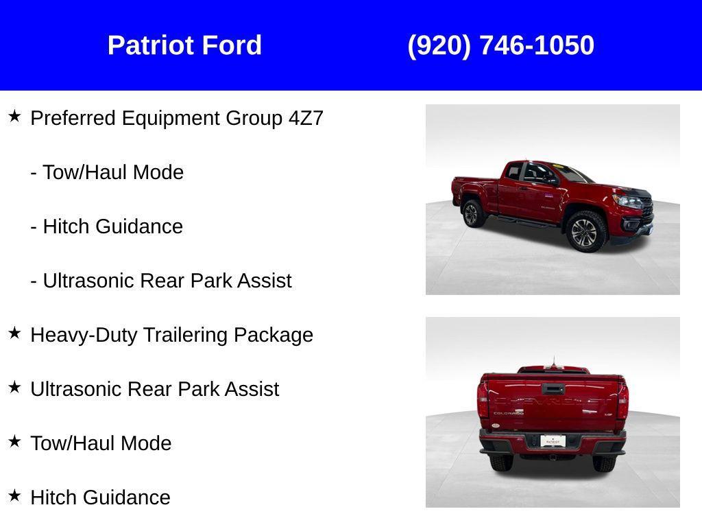 used 2022 Chevrolet Colorado car, priced at $33,000