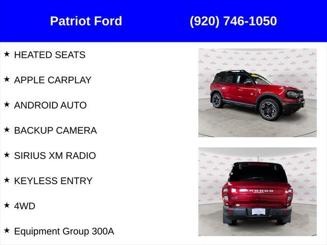 new 2025 Ford Bronco Sport car, priced at $35,611