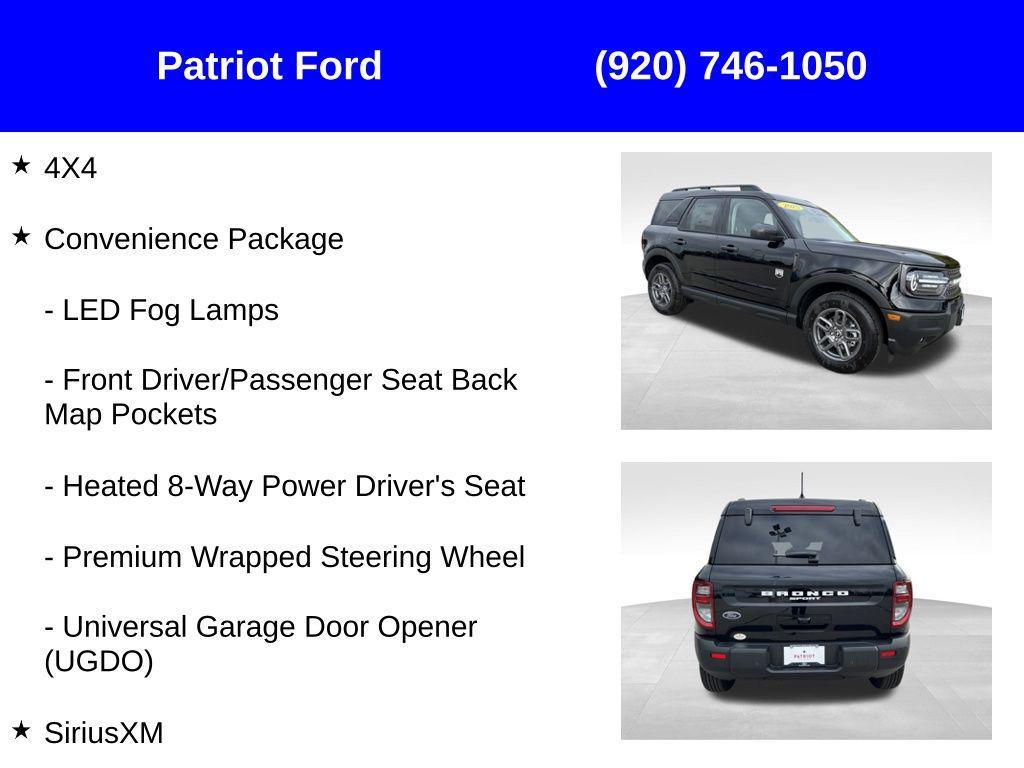 new 2025 Ford Bronco Sport car, priced at $31,286