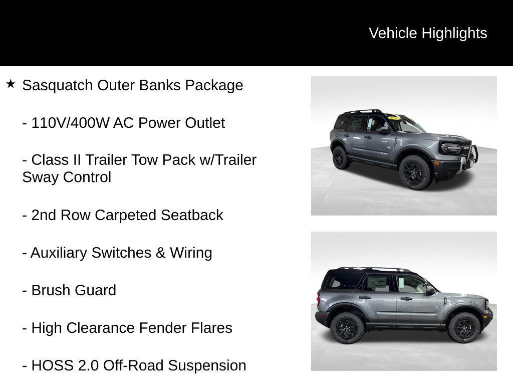 used 2025 Ford Bronco Sport car, priced at $33,700