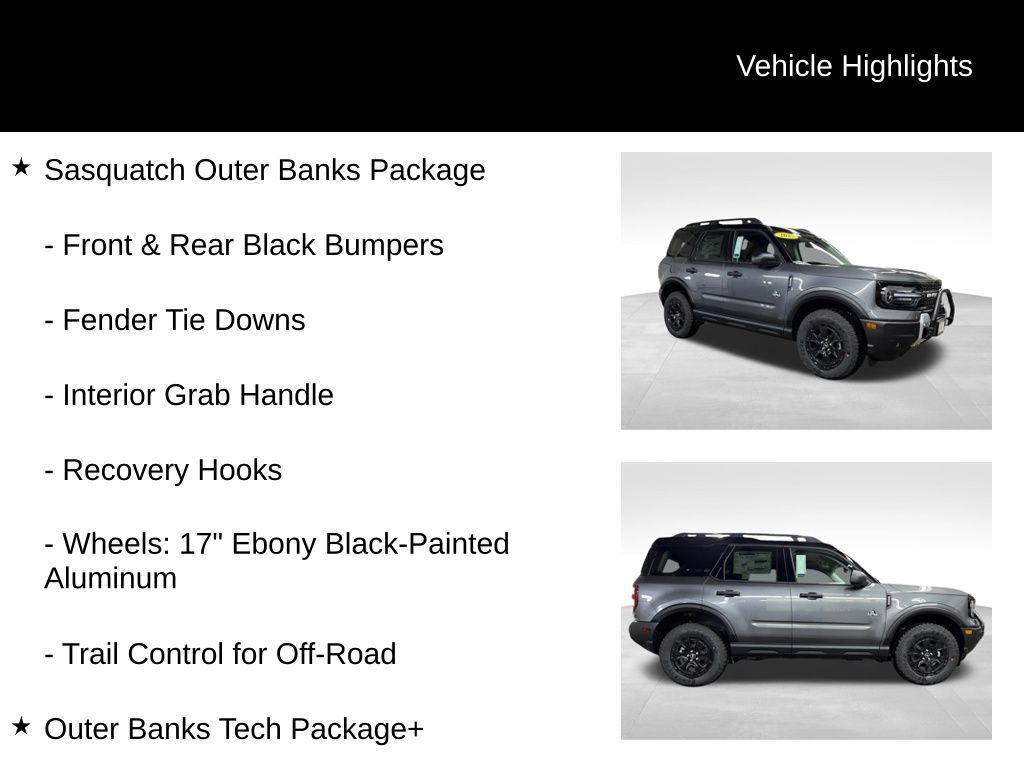 used 2025 Ford Bronco Sport car, priced at $33,700