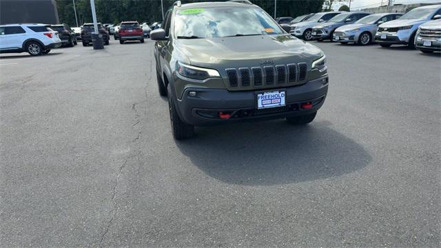 used 2021 Jeep Cherokee car, priced at $23,995