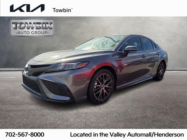used 2023 Toyota Camry Hybrid car, priced at $28,500