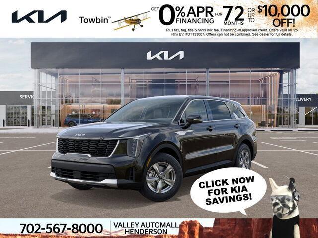 new 2025 Kia Sorento car, priced at $30,626