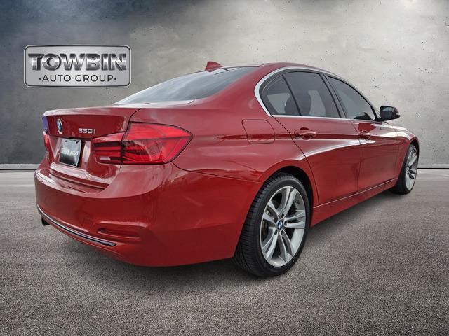 used 2018 BMW 330 car, priced at $19,500