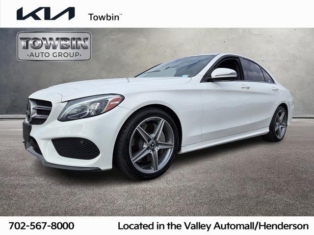 used 2018 Mercedes-Benz C-Class car, priced at $15,990