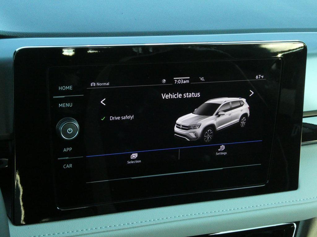 new 2025 Volkswagen Taos car, priced at $27,800
