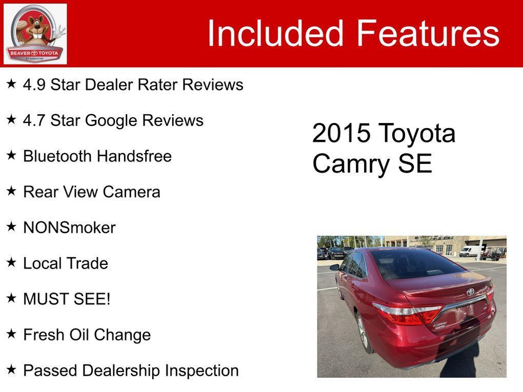 used 2015 Toyota Camry car, priced at $10,300