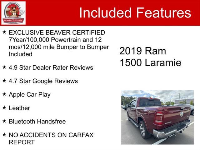 used 2019 Ram 1500 car, priced at $36,500
