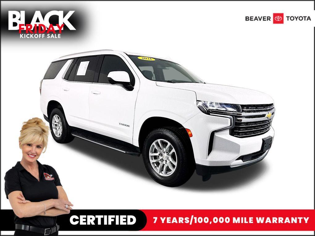 used 2021 Chevrolet Tahoe car, priced at $45,300