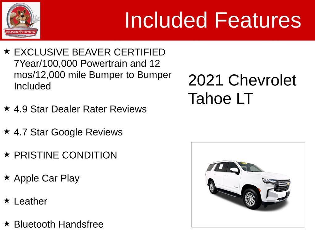 used 2021 Chevrolet Tahoe car, priced at $45,300