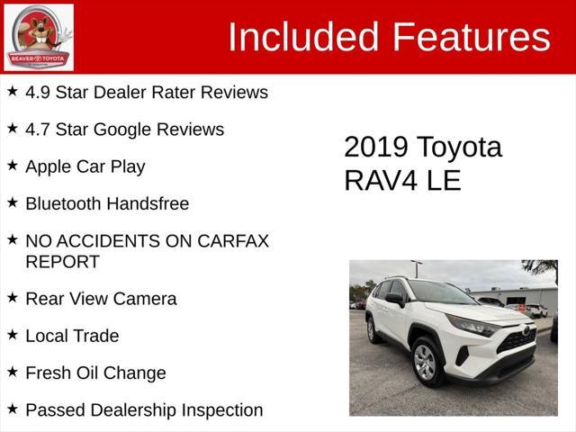 used 2019 Toyota RAV4 car, priced at $19,500