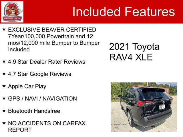 used 2021 Toyota RAV4 car, priced at $28,100