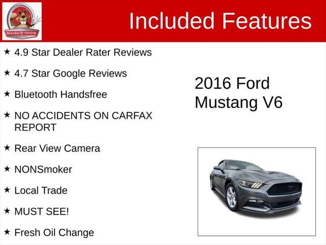 used 2016 Ford Mustang car, priced at $11,400