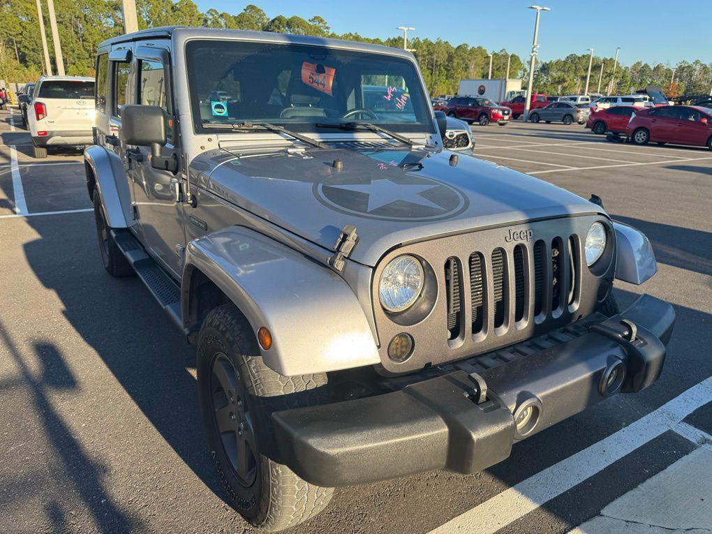 used 2016 Jeep Wrangler Unlimited car, priced at $15,500