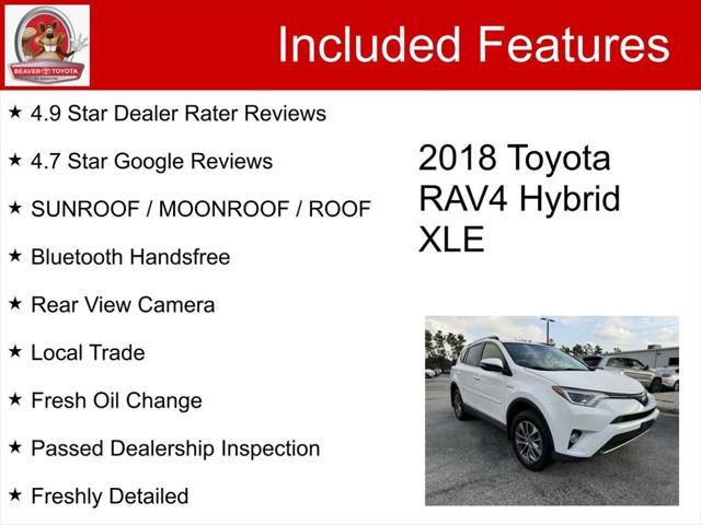 used 2018 Toyota RAV4 Hybrid car, priced at $19,400