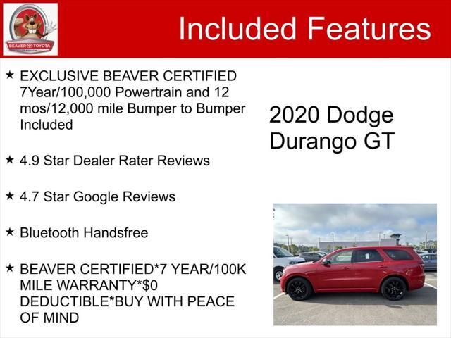 used 2020 Dodge Durango car, priced at $27,500