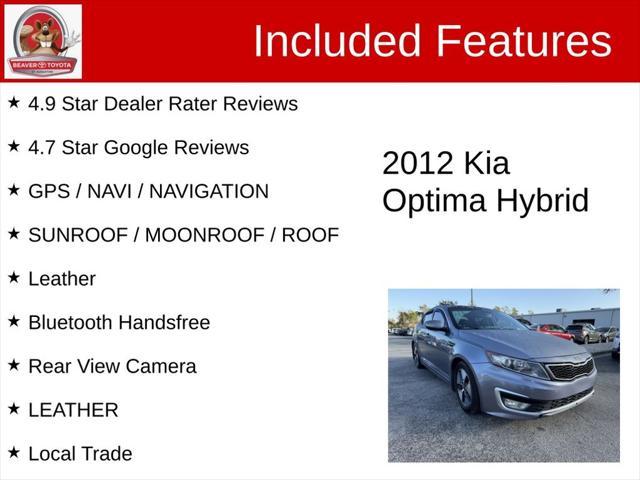 used 2012 Kia Optima Hybrid car, priced at $5,999