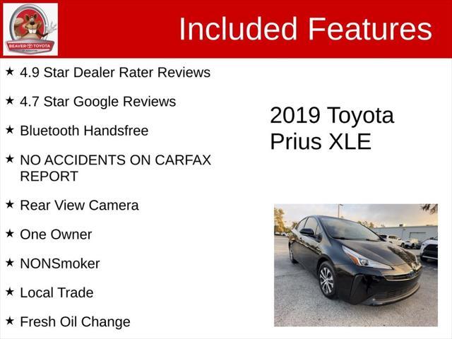 used 2019 Toyota Prius car, priced at $17,800