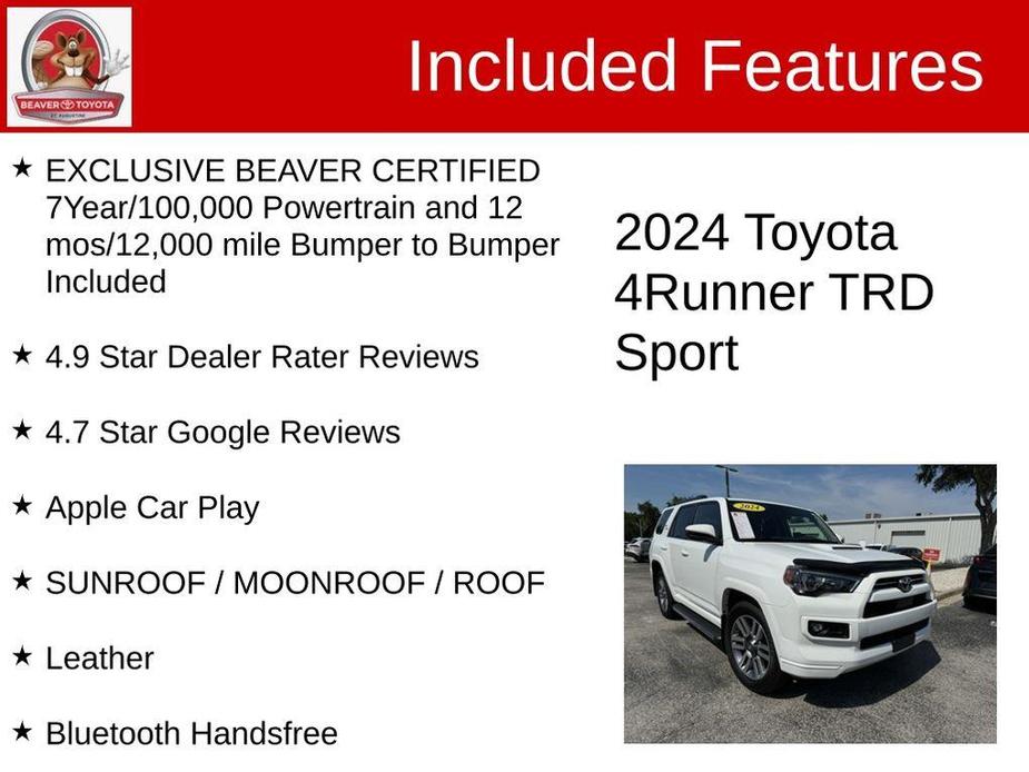 used 2024 Toyota 4Runner car, priced at $42,000