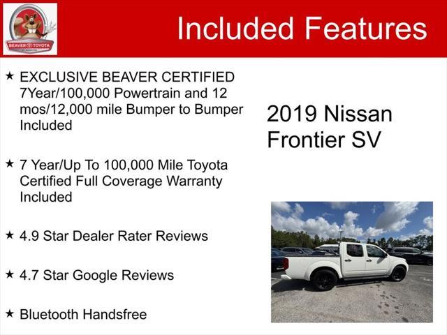 used 2019 Nissan Frontier car, priced at $22,100